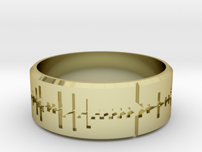 Amen, Brother - Amen Break Ring (size R 1/2)  in 18k Gold Plated Brass