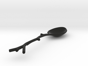 Spoon in Black Natural Versatile Plastic