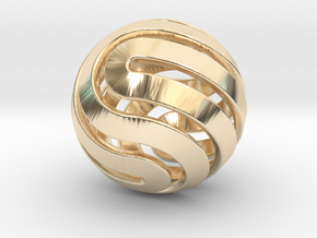 Ball-14-4 in 14K Yellow Gold