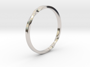 Infinity Ring in Rhodium Plated Brass: 5 / 49