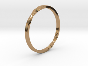 Infinity Ring in Polished Brass: 5 / 49