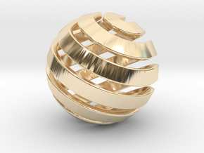 Ball-14-2 in 14K Yellow Gold