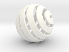 Ball-14-5 in White Processed Versatile Plastic
