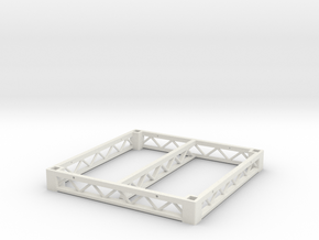1:25 Platform 4x4, frame only in White Natural Versatile Plastic