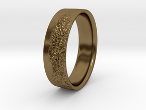 The Alps Ring in Polished Bronze