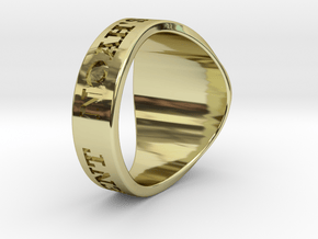 Buperball Opponent Ring Season 5 in 18k Gold Plated Brass