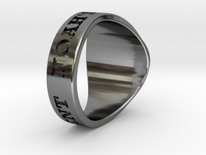 Buperball Opponent Ring Season 5 in Fine Detail Polished Silver