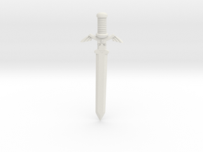 Hero Sword in White Natural Versatile Plastic