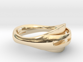 Coalesce Ring in 14k Gold Plated Brass