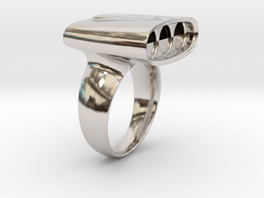 AI Series in Rhodium Plated Brass