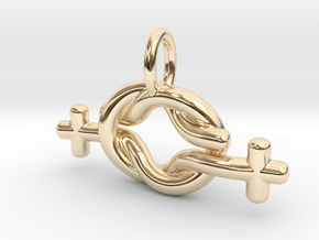 Lesbian Love Small in 14K Yellow Gold