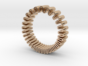 MYTO // Mitochondria Ring in 14k Rose Gold Plated Brass