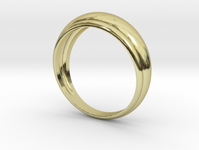 Bague Jonc in 18k Gold Plated Brass