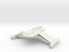 Romulan Bird Of Prey III in White Natural Versatile Plastic