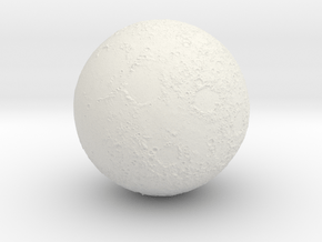 Moon relief in White Natural Versatile Plastic