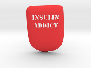  Insulin Addict Omnipod Case in Red Processed Versatile Plastic