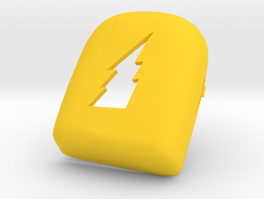 Lightning Bolt Omnipod Case in Yellow Processed Versatile Plastic