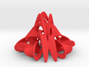 Trochobell (2 in) in Red Processed Versatile Plastic