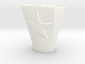2-25-14star.5thickness in White Processed Versatile Plastic