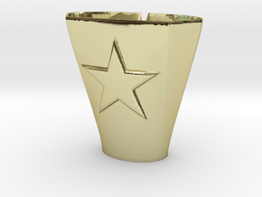 2-25-14star.5thickness in 18K Gold Plated