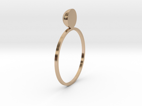 caitlin in 14k Rose Gold Plated Brass