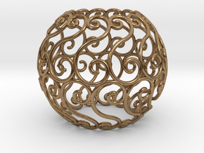 Celtic sphere (4,13)  v1.2 in Natural Brass