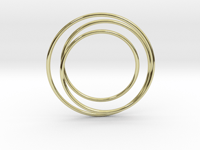 Cage Mystery for "Mystery Planet" in 18k Gold Plated Brass