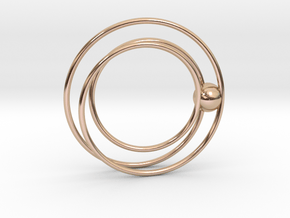Cydonia pendant in 14k Rose Gold Plated Brass