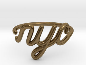 NYC Wire Ring (Adjustable) in Natural Bronze