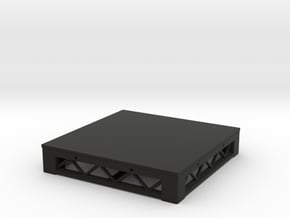 1:25 Platform 3x3 in Black Natural Versatile Plastic