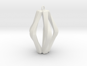 Vortex Pendant Blunt in White Natural Versatile Plastic