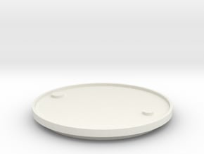 1/14 Scale Lid For 205 Ltr Drum (54 Gal) in White Natural Versatile Plastic