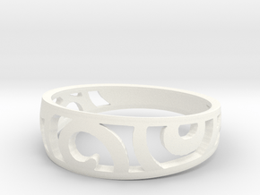 Ring size12 in White Processed Versatile Plastic
