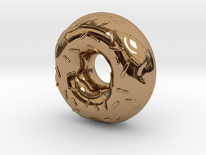 Original Design: Donut Steel! in Polished Brass