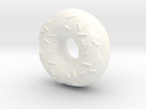 Original Design: Donut Steel! in White Processed Versatile Plastic