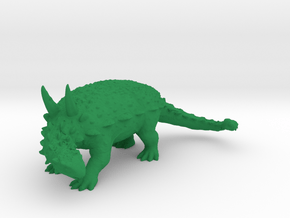Ankylosaurus museum 3D scan data collectable in Green Processed Versatile Plastic