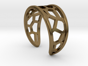 Ring of lover's brige in Polished Bronze