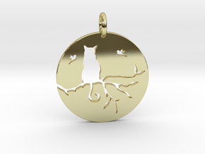 The Cat in 18k Gold Plated Brass