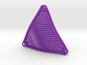 Bikini Plate Pair (Perforated Pattern) in Purple Processed Versatile Plastic