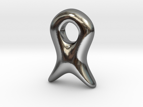 RUNE - O in Fine Detail Polished Silver