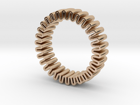 MYTO U // Mitochondria Ring in 14k Rose Gold Plated Brass