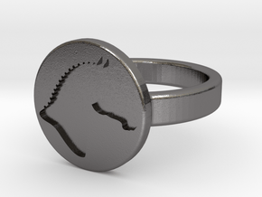 Signet Ring (TheMarketingsmith) in Polished Nickel Steel