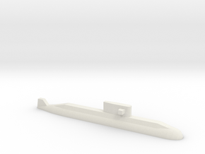 Lada-Class Submarine, 1/2400 in White Natural Versatile Plastic