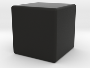 CUBE in Black Natural Versatile Plastic