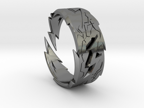 Power : Zeus Ring Size 13 in Fine Detail Polished Silver