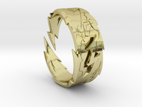 Power : Zeus Ring Size 13 in 18k Gold Plated Brass