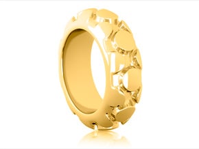 Onix in 14k Gold Plated Brass