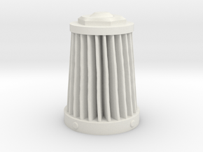 Immortan Joe Rebreather / Air Filter Component in White Natural Versatile Plastic