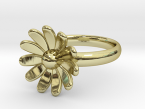 Daisy Ring in 18k Gold Plated Brass: 7 / 54