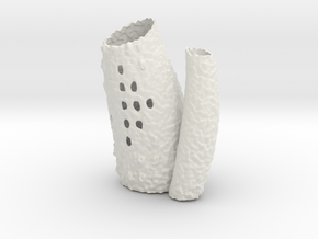 Porifera Vase / Holder - Small in White Natural Versatile Plastic